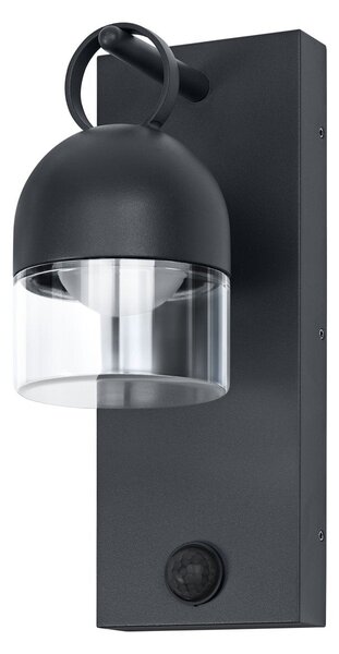 Venkovní svítidlo ENDURA® Style Cowbell IP65, šedá, teplá bílá, 110 °