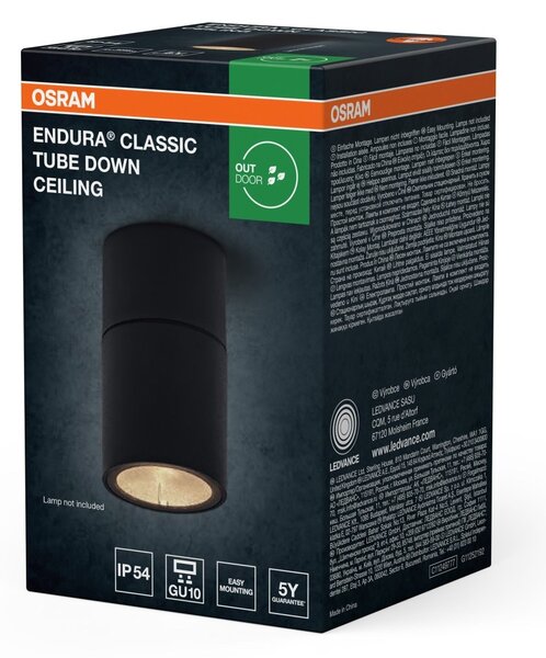 Venkovní svítidlo ENDURA® Classic Tube, šedá, dolů