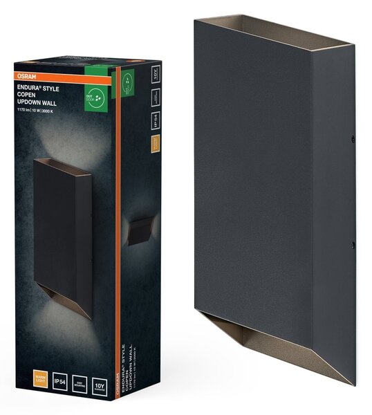 Venkovní svítidlo ENDURA® Style Copen, šedá, teplá bílá, 220 °