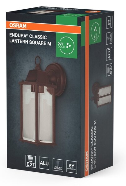 Venkovní svítidlo ENDURA® Classic Lantern, rezavá