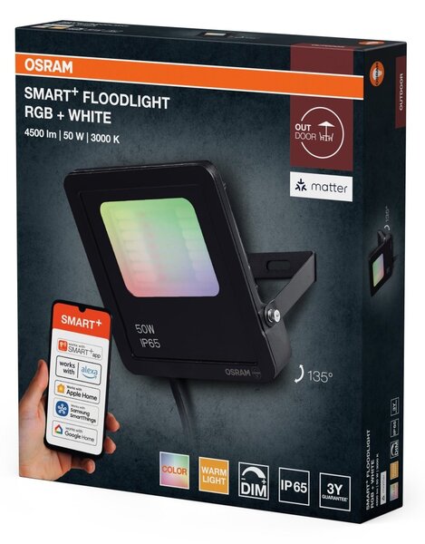 Venkovní reflektor SMART+ MATTER Floodlight 50W, RGBW