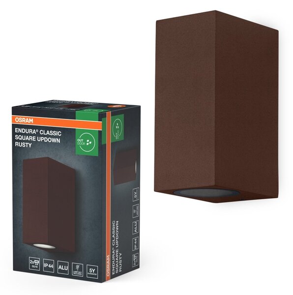 Venkovní svítidlo ENDURA® Classic Square, rezavá