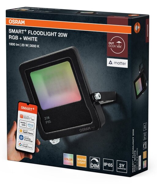 Venkovní reflektor SMART+ MATTER Floodlight 20W, RGBW