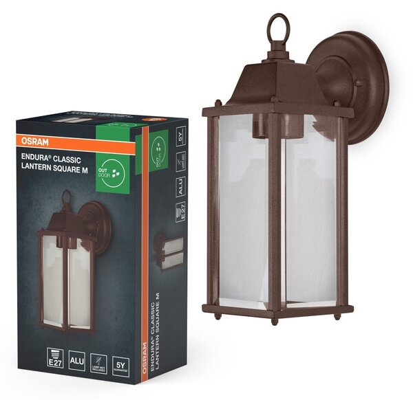 Venkovní svítidlo ENDURA® Classic Lantern, rezavá