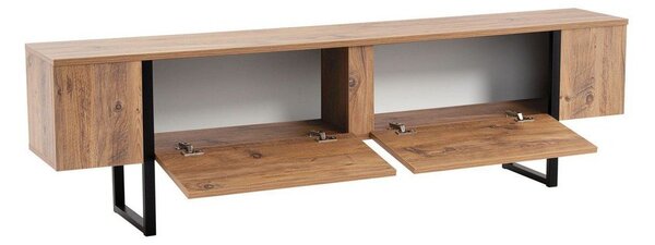 TV stolek v dekoru borovice v přírodní barvě 180x50x29,5 cm Serenity – Kalune Design