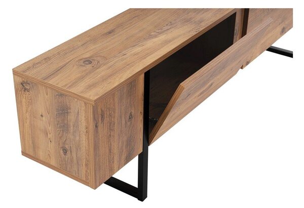 TV stolek v dekoru borovice v přírodní barvě 180x50x29,5 cm Serenity – Kalune Design