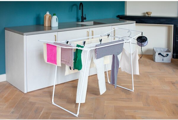 Bílý sušák na prádlo 18 m HangOn Too – Brabantia