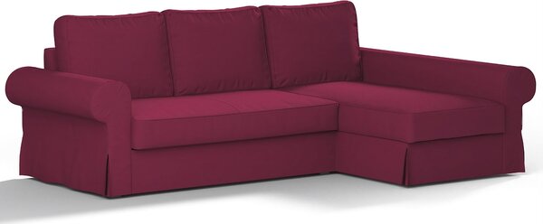 Potah na pohovku IKEA Backabro rozkládací se šezlongem barva švestková