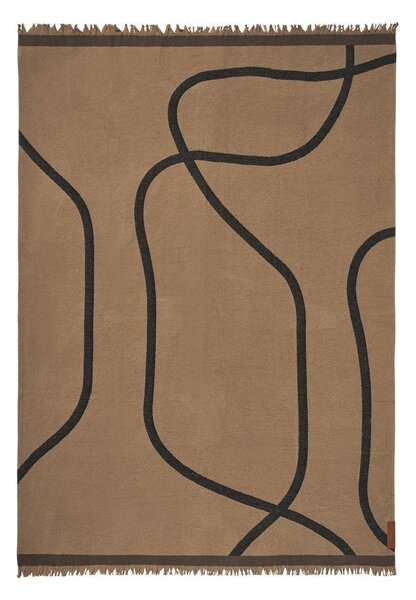 Světle hnědá deka 130x175 cm Shadow – Mette Ditmer Denmark