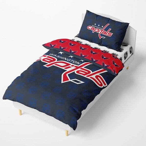 HOKEJOVÉ POVLEČENÍ NHL Washington Capitals Shields 140x200/70x90 cm