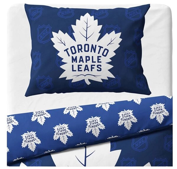 HOKEJOVÉ POVLEČENÍ NHL Toronto Maple Leafs Shields 140x200/70x90 cm