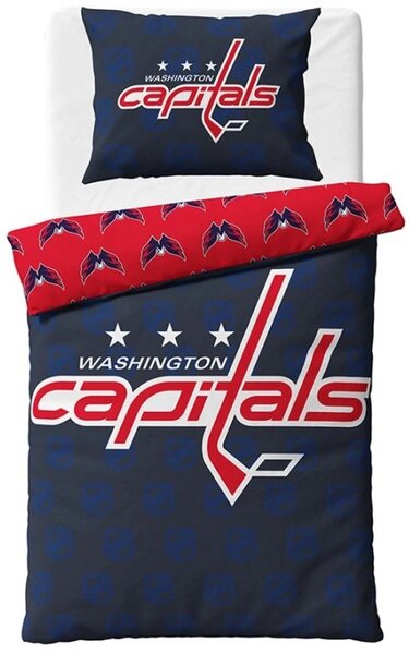 HOKEJOVÉ POVLEČENÍ NHL Washington Capitals Shields 140x200/70x90 cm