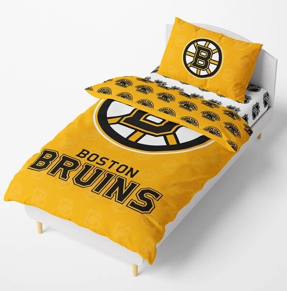 HOKEJOVÉ POVLEČENÍ NHL Boston Bruins Shields 140x200/70x90 cm