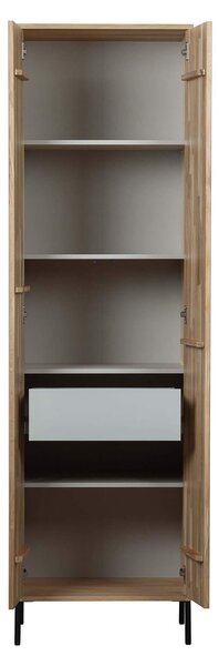 Skříňka se zásuvkou gravure 60 x 210 cm přírodní dub