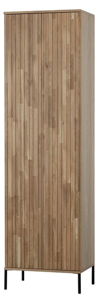 Skříňka se zásuvkou gravure 60 x 210 cm přírodní dub