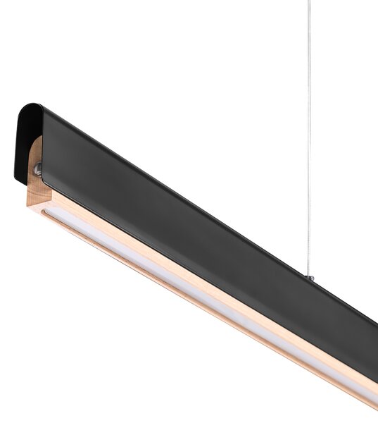 LED závěsná lampa MARA Kov Černá