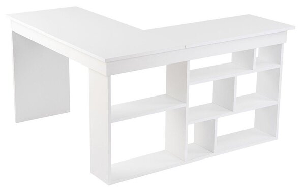 Matný rohový pracovní stůl 120x130 cm Vesper – Kalune Design