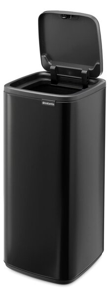 Matně černý dotykový ocelový odpadkový koš 30 l Bo Touch – Brabantia