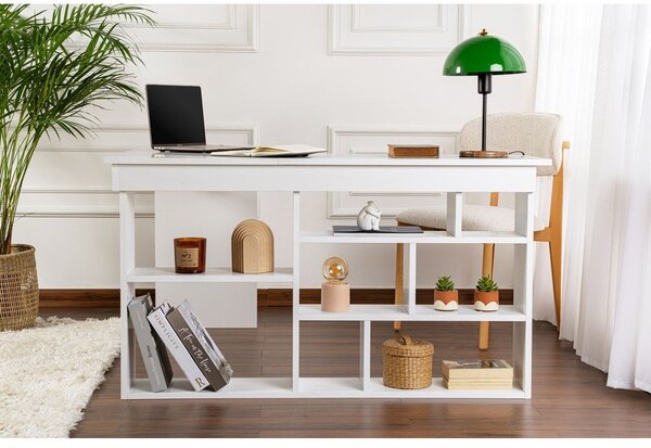 Matný rohový pracovní stůl 120x130 cm Vesper – Kalune Design