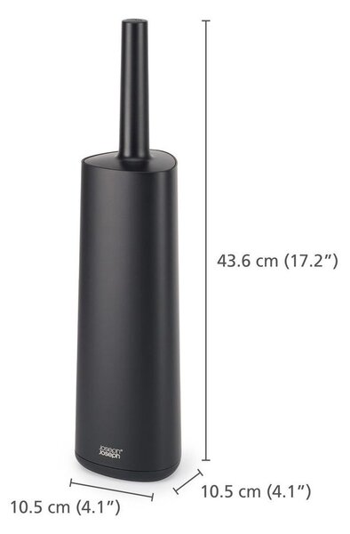 Černá WC štětka Flex – Joseph Joseph