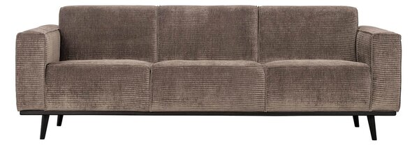 Třímístná pohovka statement 230 cm manšestr taupe