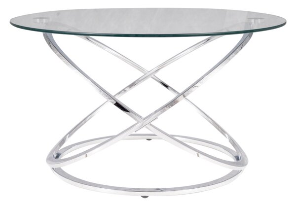 Konferenční stolek DIDIER - sklo / chrom