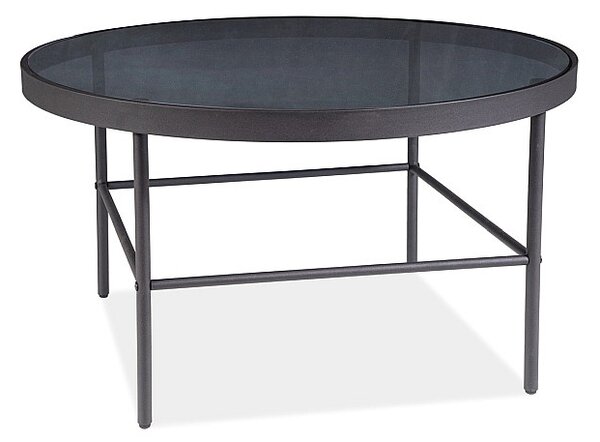 Konferenční stolek VALENT - šedý / černý