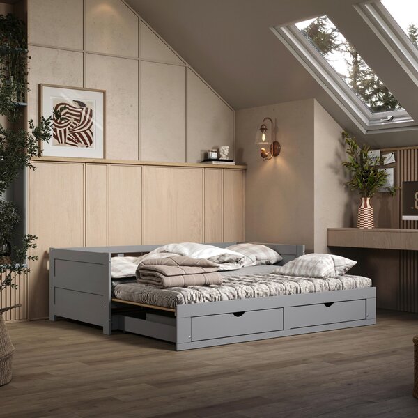 VÝSUVNÁ POSTEL 200/90 cm, P & B - Dětské pokoje sestavy, Online Only