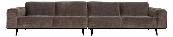 Čtyřmístná pohovka statement xl 372 cm manšestr taupe