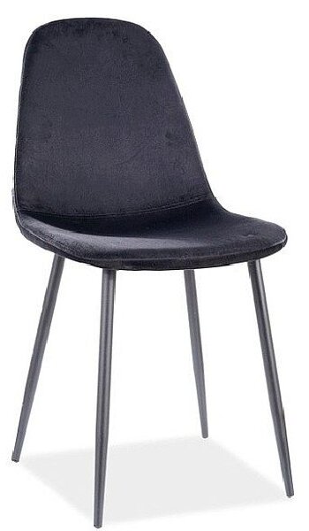 Čalouněná židle FRESIA - černá