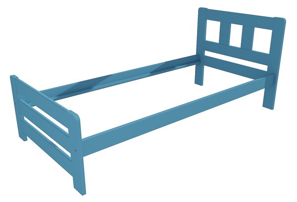 Vomaks Jednolůžková postel VMK010D Rozměr: 90 x 200 cm, Povrchová úprava: netransparentní barva modrá