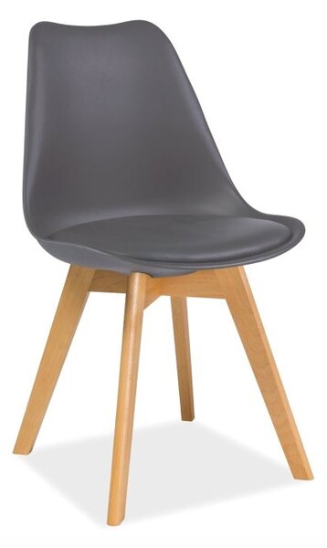 Jídelní židle KALIOPI 1 - buk / šedá