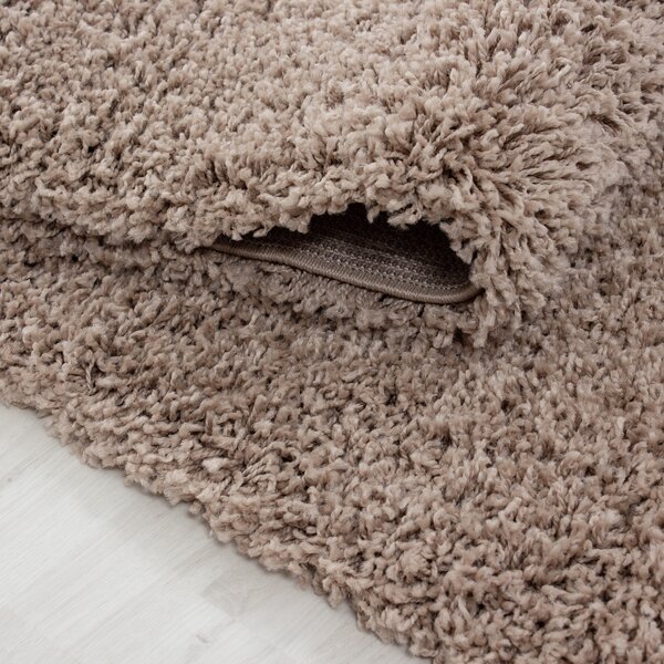 Ayyildiz Kusový koberec Life Shaggy 1500 beige kruh - 120x120 (průměr) kruh cm