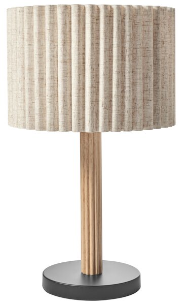 Stolní lampa BELESSA Len Světle béžová