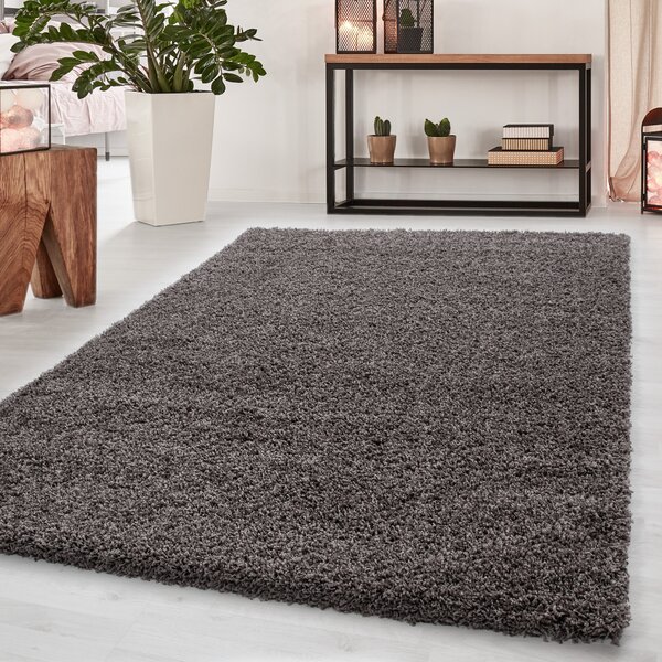 Ayyildiz Kusový koberec Dream Shaggy 4000 taupe - 65x130 cm