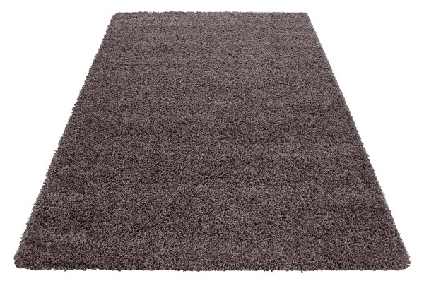 Ayyildiz Kusový koberec Dream Shaggy 4000 taupe - 65x130 cm