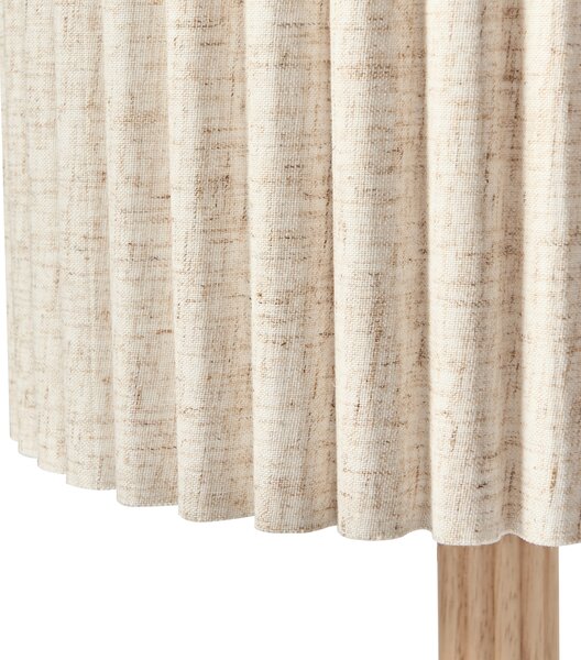 Stolní lampa BELESSA Len Světle béžová
