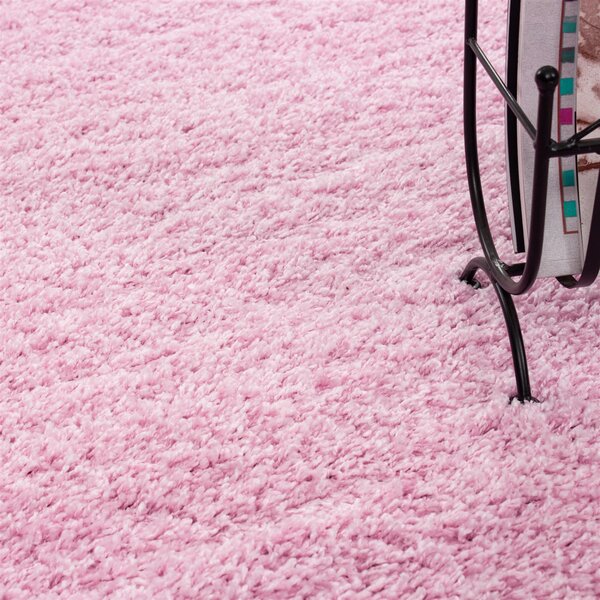 Ayyildiz, Kusový koberec Life Shaggy 1500 pink, 240x340, růžová, ložnice