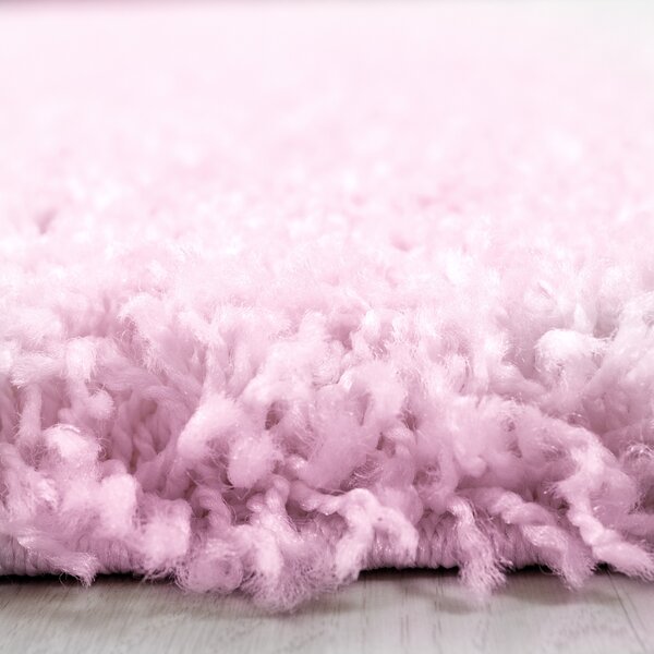 Ayyildiz, Kusový koberec Life Shaggy 1500 pink, 240x340, růžová, ložnice