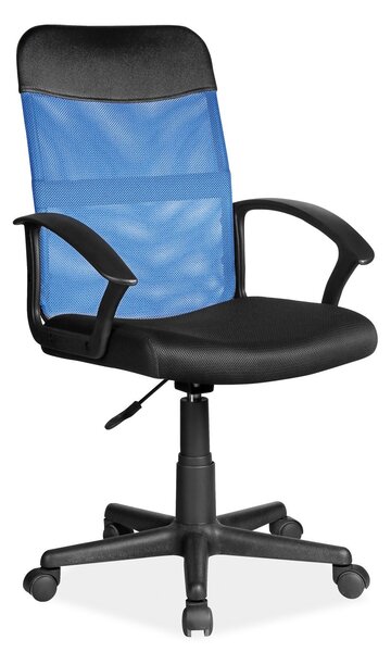 Otočná židle RALICA - modrá / černá