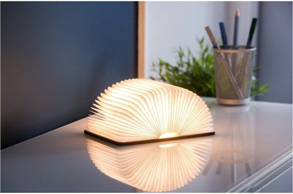 Hnědá světelná dekorace na USB Booklight – Gingko