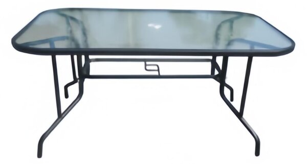 TRENDIE Zahradní stůl se sklem 150x90cm