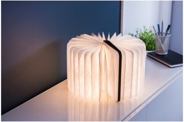 Hnědá světelná dekorace na USB Booklight – Gingko