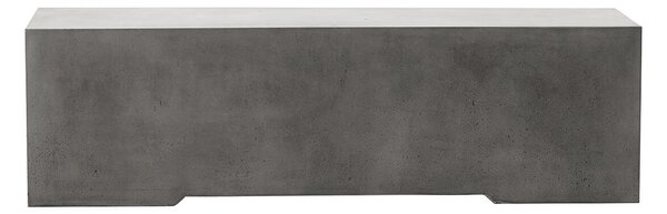 Lavice mece 130 x 38 cm šedá