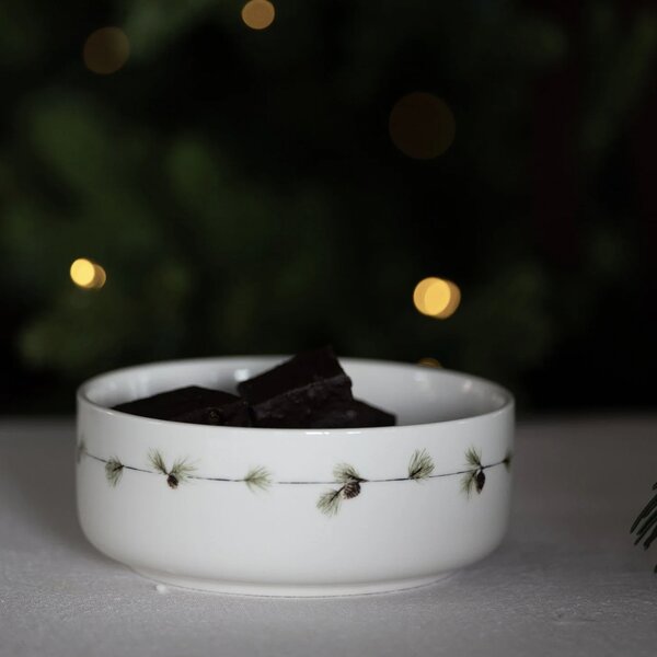 Sögne Home Porcelánová miska Pine Twig - 14 cm SGH112