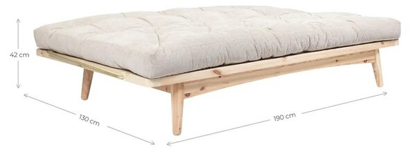 Růžová manšestrová rozkládací pohovka 190 cm Folk – Karup Design