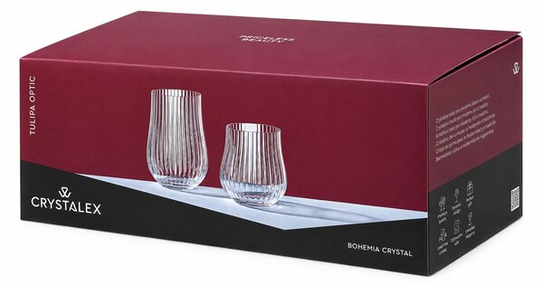 Crystalex Sklenice Tulipa Optic 450 ml 6 ks