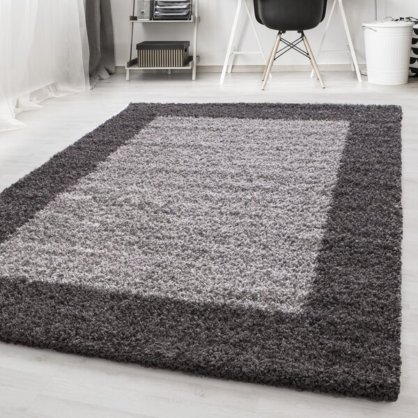 Ayyildiz, Kusový koberec Life Shaggy 1503 grey, 200x290, šedá, ložnice