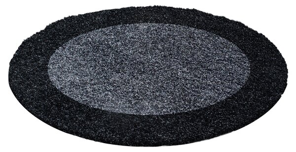 Ayyildiz koberce Kusový koberec Life Shaggy 1503 anthracit kruh ROZMĚR: 120x120 (průměr) kruh