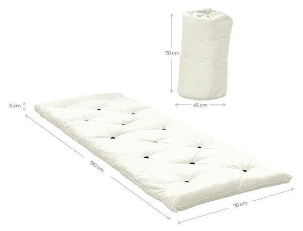 Extra měkká futonová matrace v hořčicové barvě 70x190 cm Bed In A Bag – Karup Design